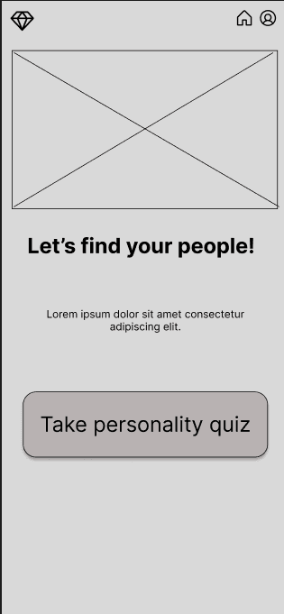 Low Fidelity Wireframe 1