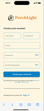 PorchLight Screen 4