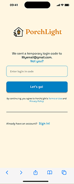 PorchLight Screen 6